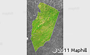 Satellite Map of Am Timan, desaturated