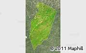 Satellite Map of Am Timan, semi-desaturated