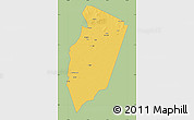 Savanna Style Map of Am Timan, single color outside