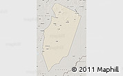 Shaded Relief Map of Am Timan, semi-desaturated