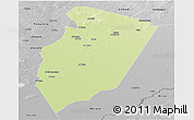 Physical Panoramic Map of Am Timan, desaturated