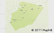 Physical Panoramic Map of Am Timan, lighten