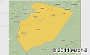 Savanna Style Panoramic Map of Am Timan