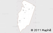 Classic Style Simple Map of Am Timan, cropped outside