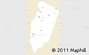 Classic Style Simple Map of Am Timan, single color outside