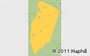 Savanna Style Simple Map of Am Timan