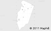 Silver Style Simple Map of Am Timan, single color outside