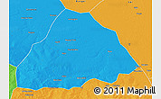 Political 3D Map of Kelo