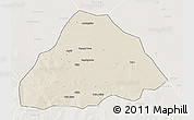 Shaded Relief 3D Map of Kelo, lighten