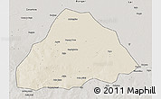 Shaded Relief 3D Map of Kelo, semi-desaturated
