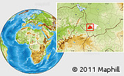 Physical Location Map of Kelo, highlighted parent region