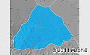 Political Map of Kelo, desaturated