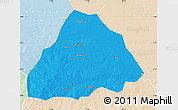 Political Map of Kelo, lighten