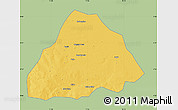 Savanna Style Map of Kelo, single color outside