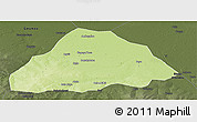 Physical Panoramic Map of Kelo, darken