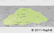 Physical Panoramic Map of Kelo, desaturated