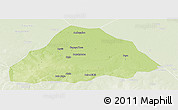 Physical Panoramic Map of Kelo, lighten