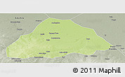 Physical Panoramic Map of Kelo, semi-desaturated