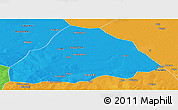 Political Panoramic Map of Kelo