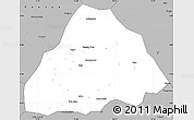 Gray Simple Map of Kelo
