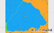 Political Simple Map of Kelo