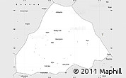 Silver Style Simple Map of Kelo