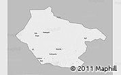 Gray 3D Map of Lai, single color outside