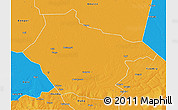 Political 3D Map of Lai