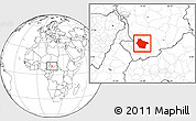 Blank Location Map of Lai