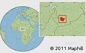Savanna Style Location Map of Lai