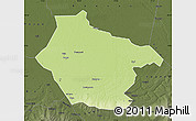 Physical Map of Lai, darken