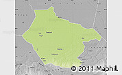 Physical Map of Lai, desaturated