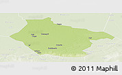 Physical Panoramic Map of Lai, lighten