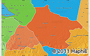 Political Shades Map of Tandjile
