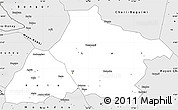 Silver Style Simple Map of Tandjile