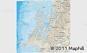 Shaded Relief 3D Map of AISEN