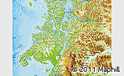 Physical Map of Aisen (Is.)