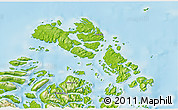 Physical 3D Map of Guaitecas (Is.)