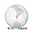Outline Map of Guaitecas (Is.)