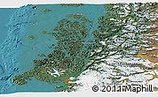 Satellite Panoramic Map of AISEN