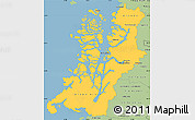 Savanna Style Simple Map of AISEN