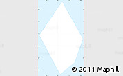 Gray Simple Map of Antofagasta (Is.)