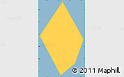 Savanna Style Simple Map of Antofagasta (Is.)