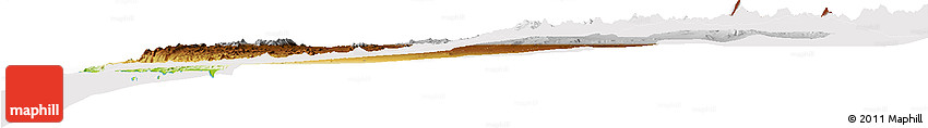 Physical Horizon Map of ANTOFAGASTA, cropped outside