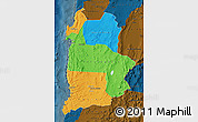 Political Map of ANTOFAGASTA, darken