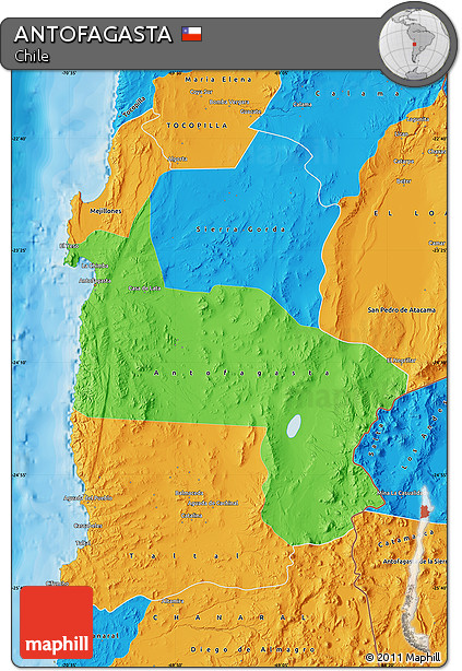 Political Map of ANTOFAGASTA