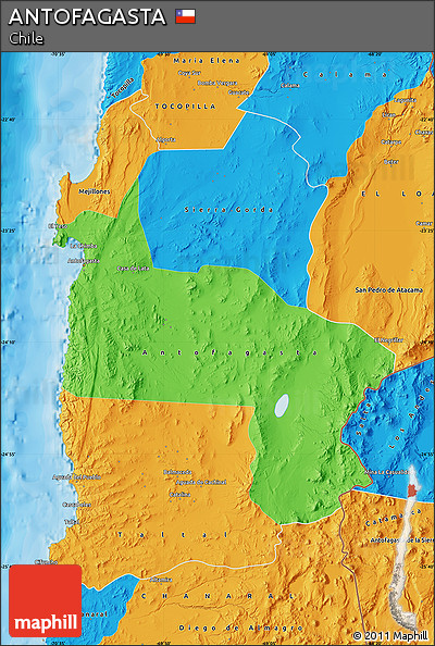 Political Map of ANTOFAGASTA