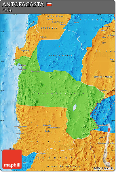 Political Map of ANTOFAGASTA