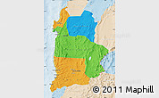 Political Map of ANTOFAGASTA, lighten