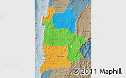 Political Map of ANTOFAGASTA, semi-desaturated
